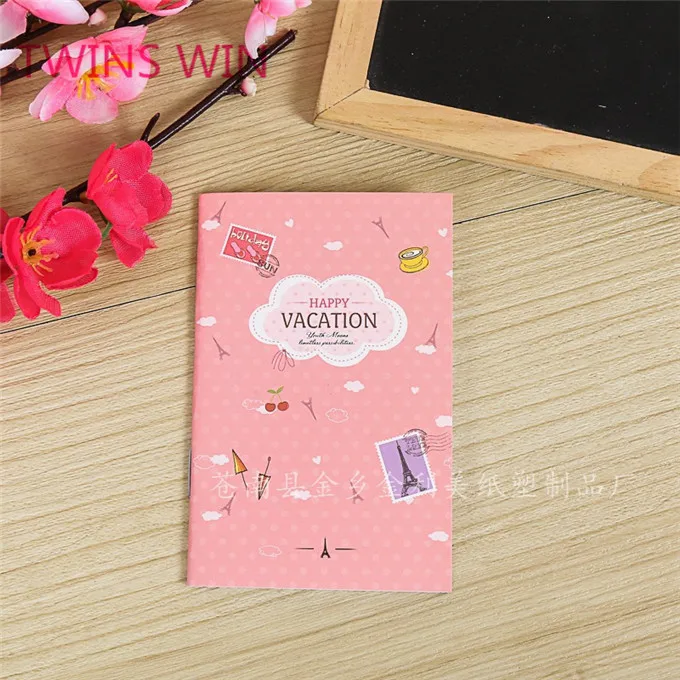Wholesale Stationery Supplies Office & School Custom printed colorful lovely a6 blank paper notebook for Gifts 1914