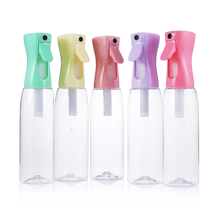 Custom Logo Color Sprayer 160ml 200ml 300ml 500ml Clear Water Mist continuous spray bottle 160ml