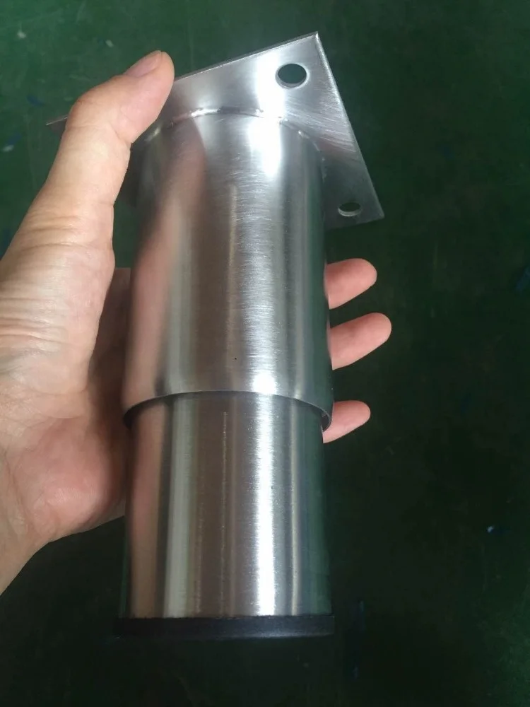 Customized Adjustment Round Tube Stainless Steel Ice Maker Coffee Table Legs