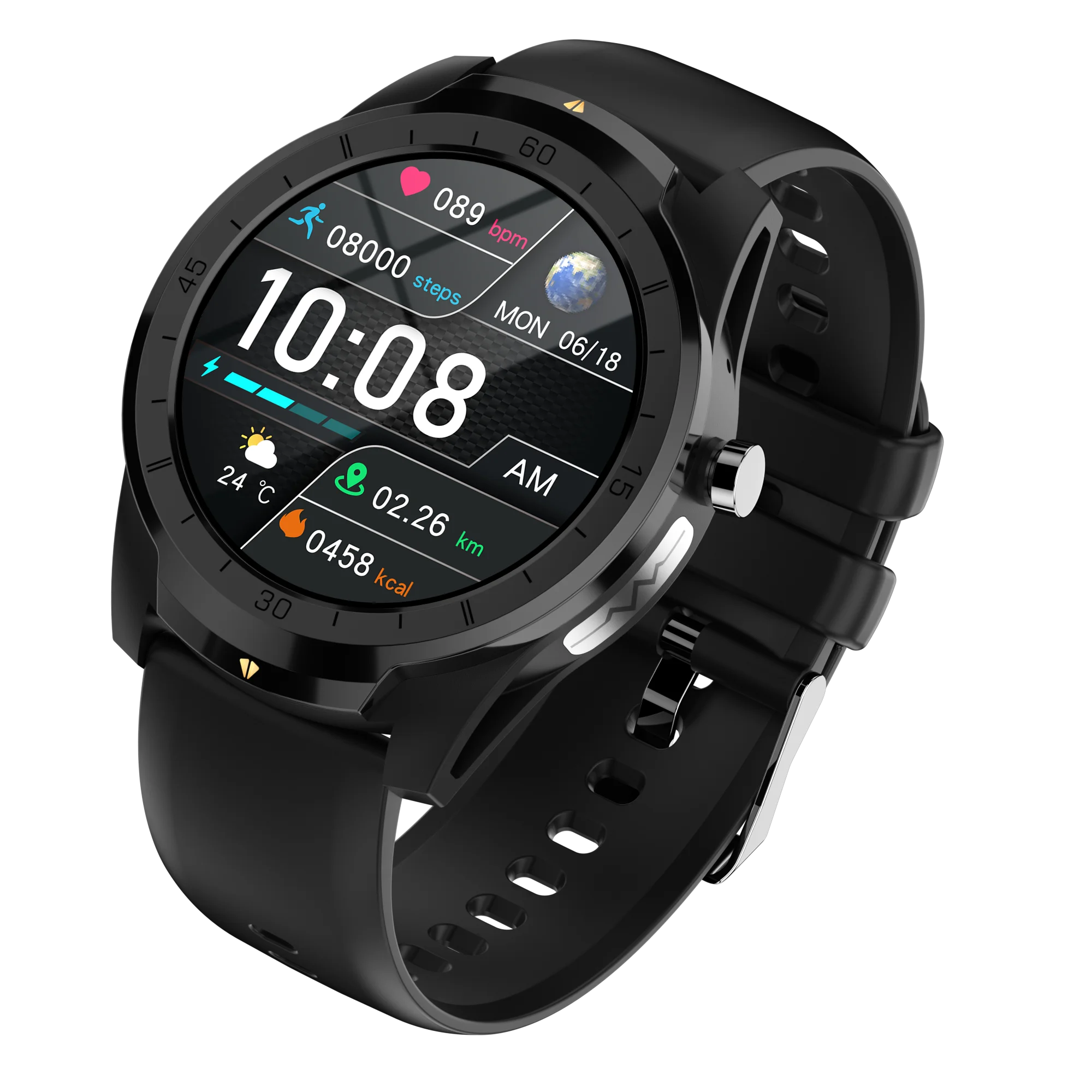 ECG PPG Wireless Call hot sales Reloj inteligente 1.28 Inch Sport Mode SmartHealth App NORDIC 52832 round TM02 smart watch