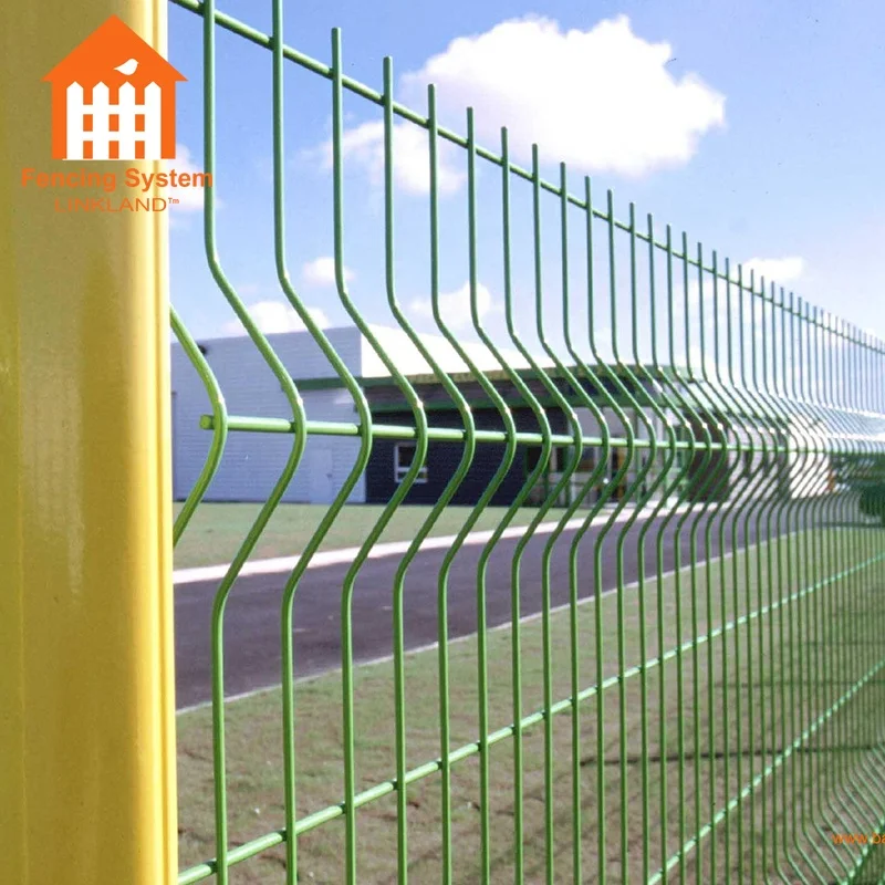 Cheap Wholesale PVC 3D Welded Wire Mesh Fencing For Home Garden