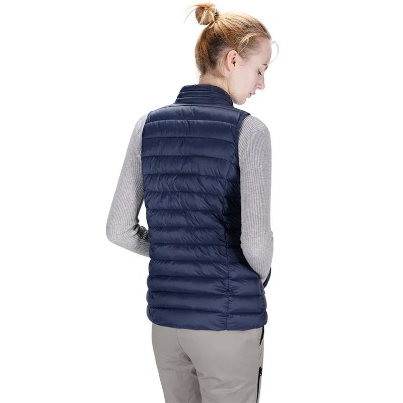 
Winter Warm Women Gilet Lightweight Outdoor Sleeveless Puffer Waistcoat High Quality Windproof Down Vest 