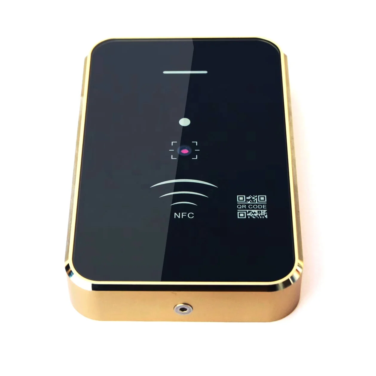 Gold Black rfid qr reader keypad zebra qr scanner qr and barcode reader