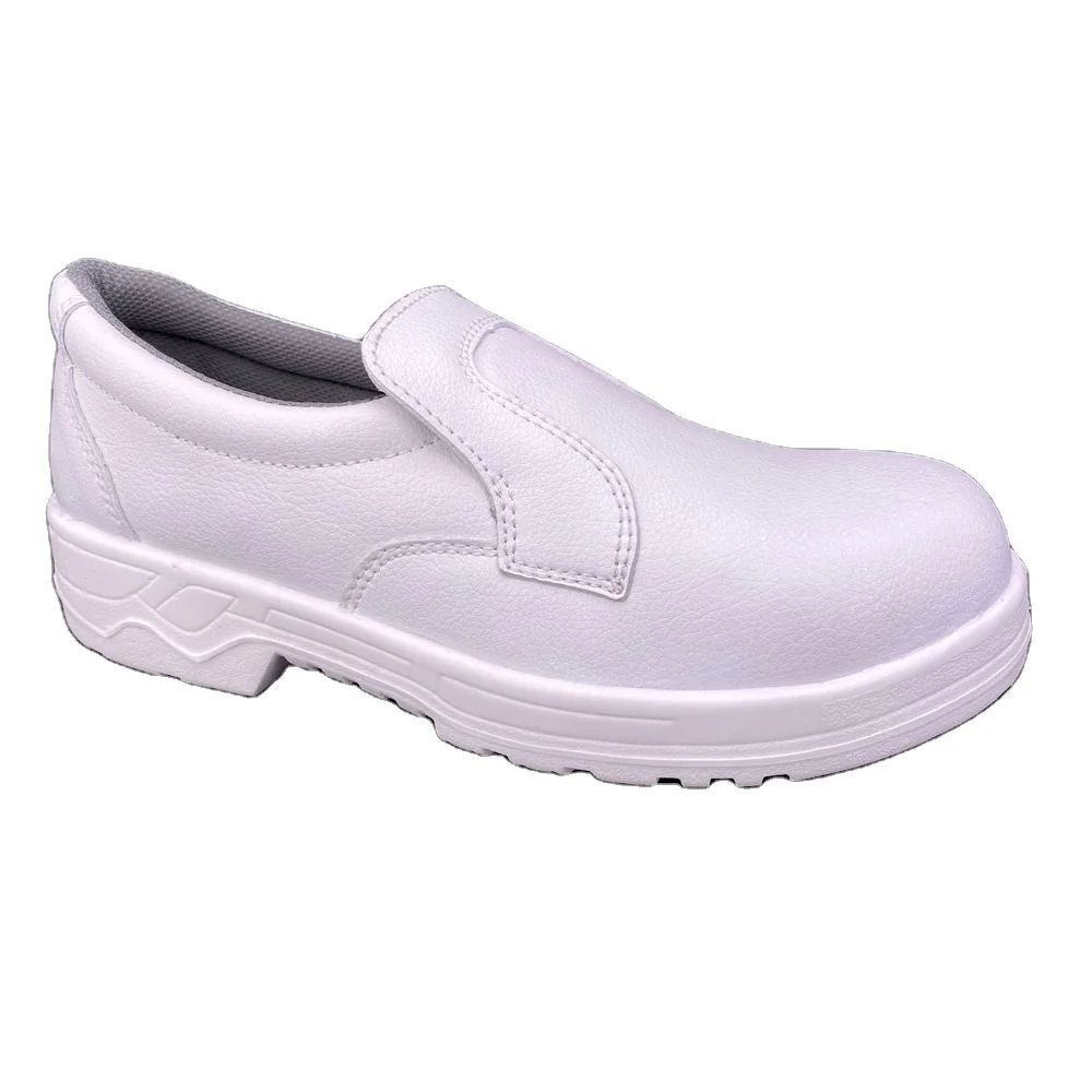 Легкая обувь из микрофибры, верхний стальной носок, противоскользящая, для кухни, готовки, фиматографии, больницы, водонепроницаемая, Полиуретановая безопасная обувь