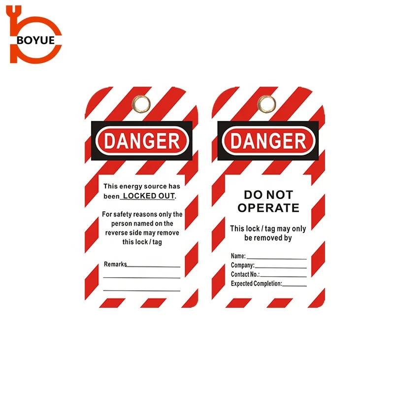 Lock Out Tag Out Pvc Safety Warning Tag Lockout And Tagout Danger Loto