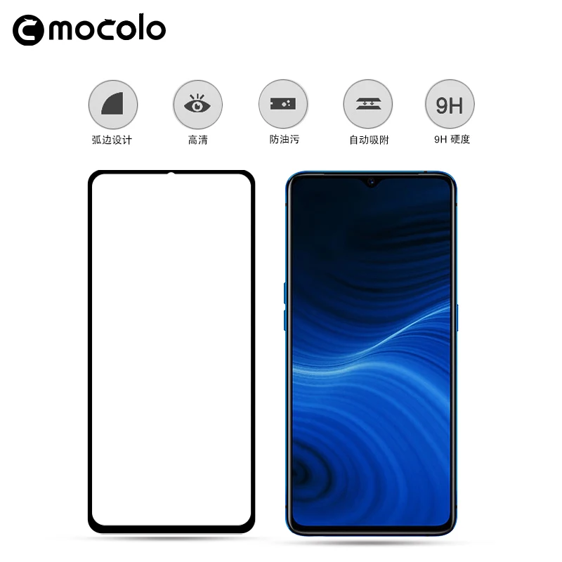 
Wholesale mobile phone tempered glass for OPPO Realme 6 glass full glue 2.5D premium quality screen protector 