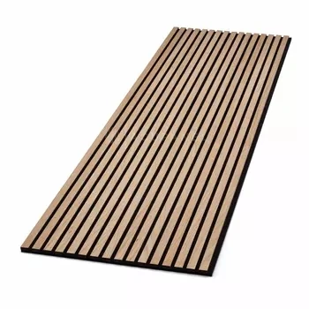 Sound Absorbing wooden slats Material Acoustic Panel Soundproofing Home Studio and office Noise Insulation indoor decoration use