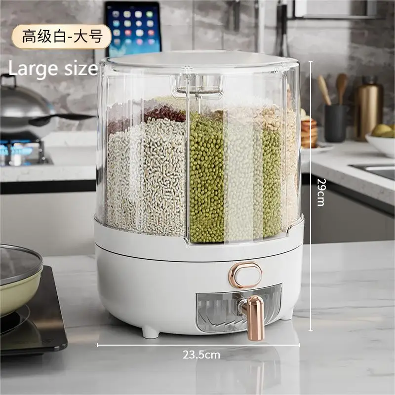 Household installation of high-end sealed insect-proof and moisture-proof rice bucket cereal storage box