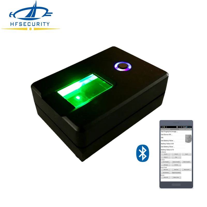 
Wireless Optical Sensor Fingerprint Scanner With Free SDK HF4000 Plus 
