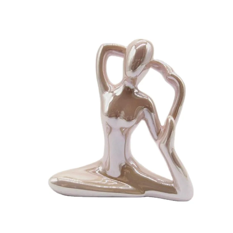 
Decorative Porcelain Ceramic Yoga Statue Figurine Sculpture For Mothers Day Birthday Wedding Christmas Home Gift 