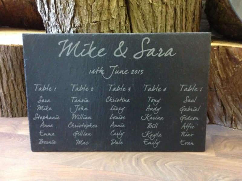 35*25*0.5cm Customized Laser Engraved chess  rectangle black slate cheese board plate slate board long