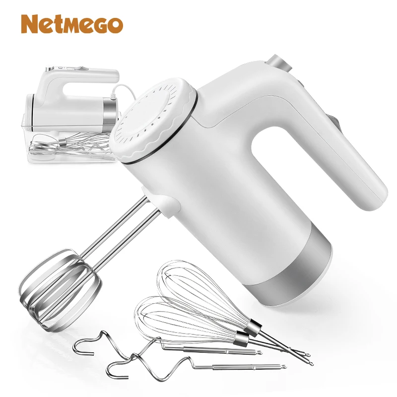 Домашний ручной миксер с подставкой Электрический 300 Вт 5 скорость Бытовые хлебобулочных смеситель яйцо венчики хлеб четыре кухня приспособления