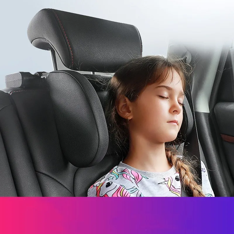 New Design Car Headrest Neck Support Travel Pillow With 180 Degree Adjustable