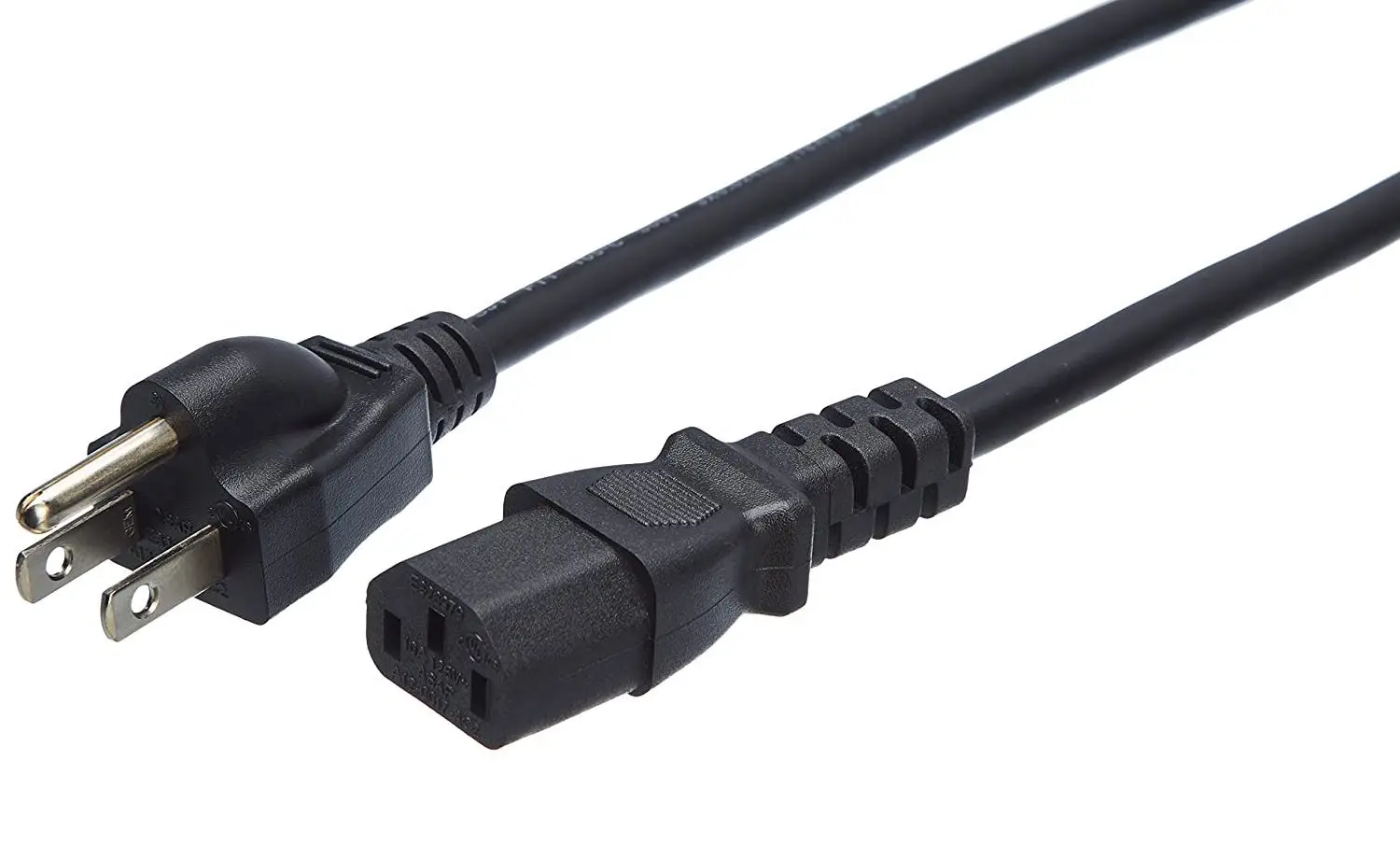 Нам силовой кабель 3 штифта шнур питания, chengken Компьютер ТВ, в ассортименте 3 зубец Шнур питания переменного тока, силовые кабели