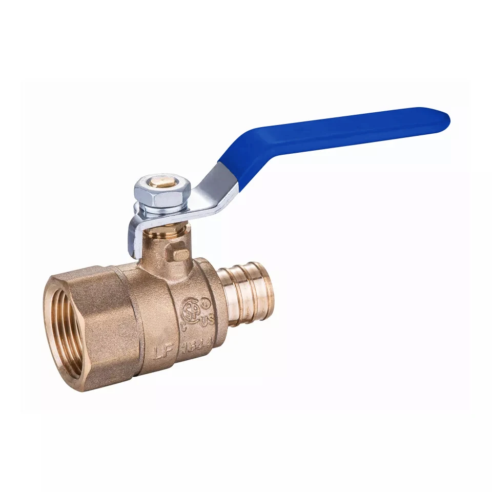AVONFLOW High Quality Full Port Brass PEX 1807 Ball Valve Full Port Quarter-Turn Lever for Water FPT x PEX1807