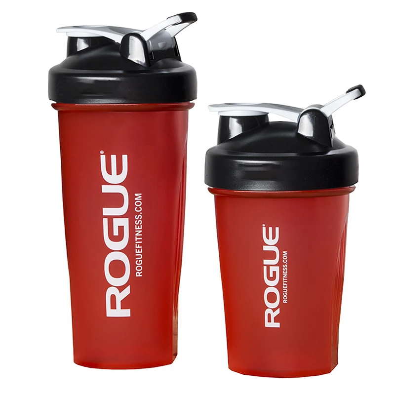 Wholesale custom plastic durable gym red protein shaker bottle