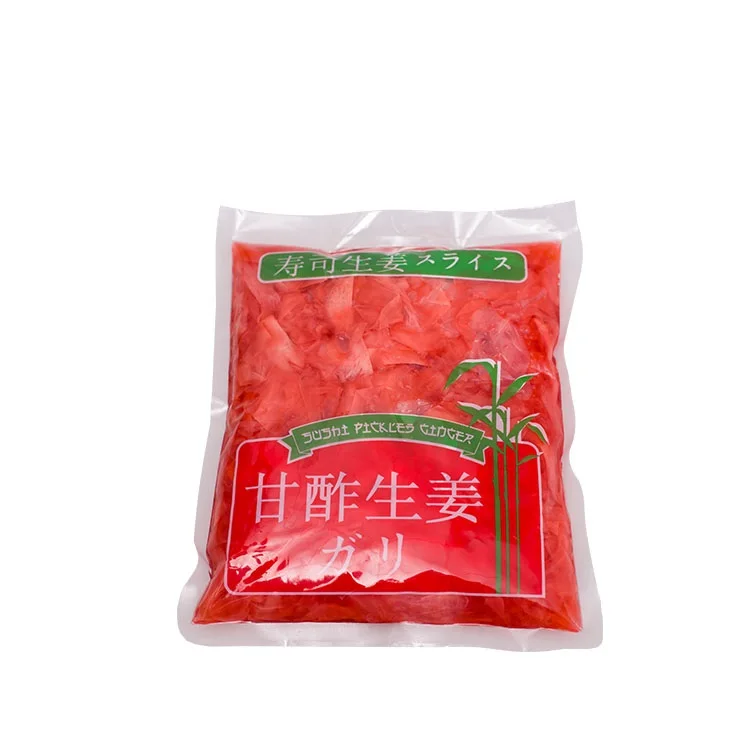 Manufacturer Cheap Price  Wholesale White/Pink Ginger Slice pickled vegetables
