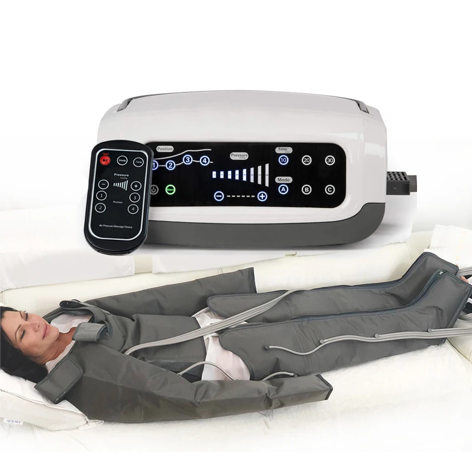 Professional home healthcare air compression massage therapy lymphatic drainage device