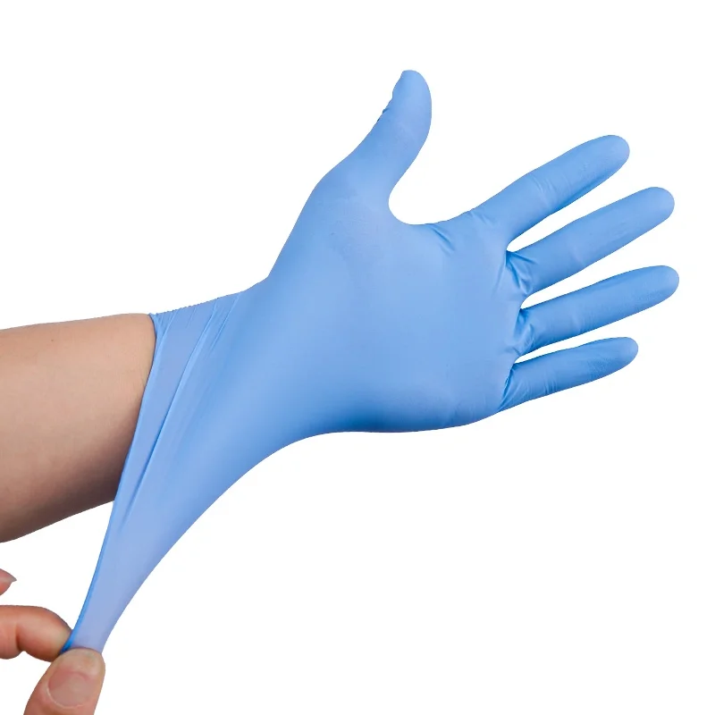 Powder Free Disposables Food Grade Surgic Medic Pvc Vinyl Blue Black Tattoo Nitrile Gloves