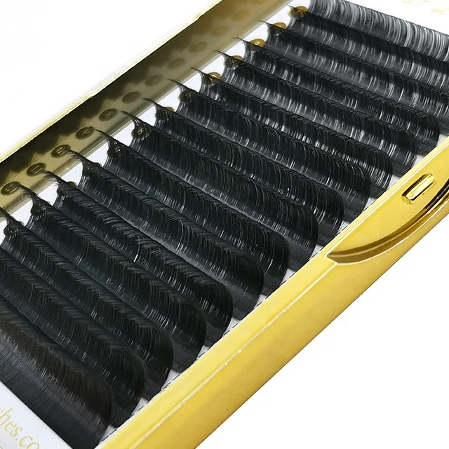 100% Handmade Mink B C Cc D Dd Curl 0.07Mm Silk Mink Eyelashes Extensions Premium Natural Individual Eyelash Extensions
