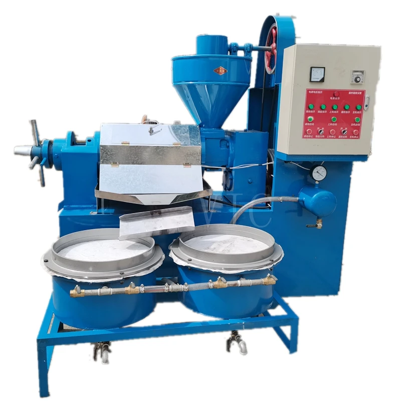 CE certificate 800KG/H palm cotton seed combined screw oil filter press sunflower cooking oil pressing machine