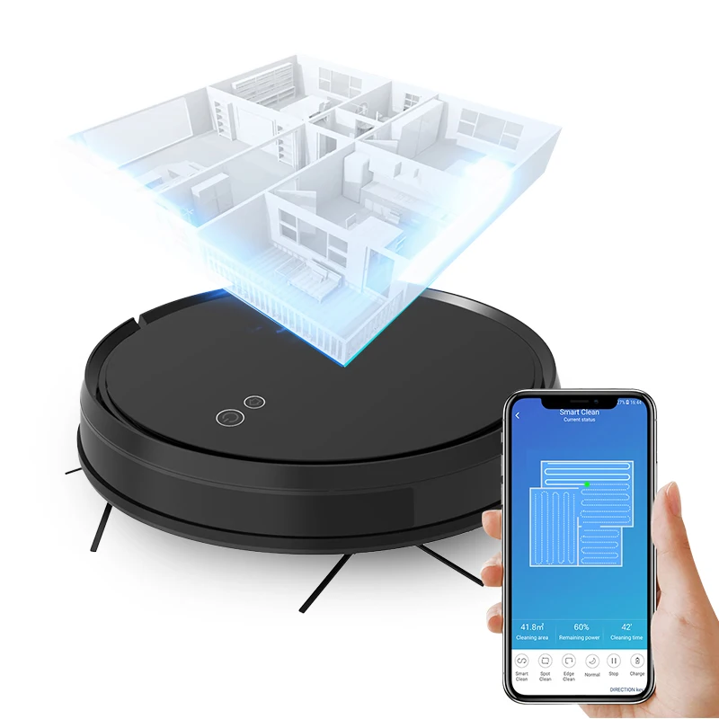 Конкурентоспособная цена сухой мокрой робот-пылесос gyroscoope навигации интеллигентая (ый) подметальная Швабра линзами назначение Пол Робот машина для чистки