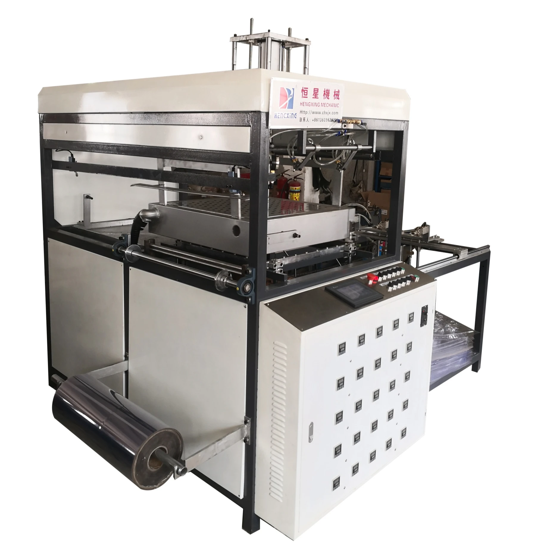 
Factory Price PVC / PET / PP / PS/ABS/EVA Automatic Plastic Blister Vacuum Forming Machine 