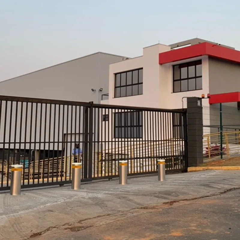 High Anti-Crash Level Hydraulic Bollard Fast Speed Automatic Bollard Barrier Prevent Vehicle With Emergency Button