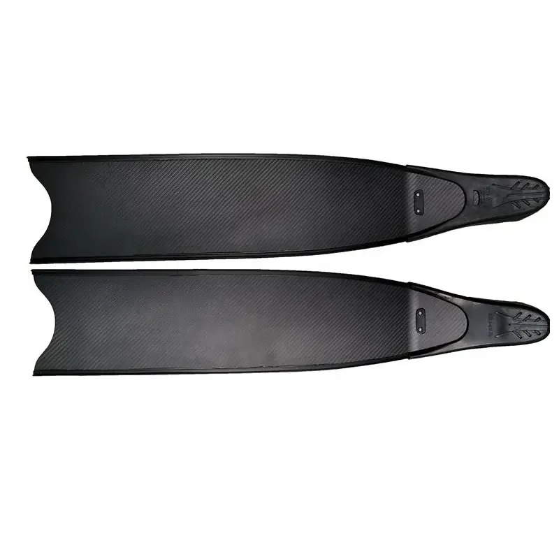 Custom Professional Light Weight Long Blade Soft Carbon Fiber Diving Fins for Adult