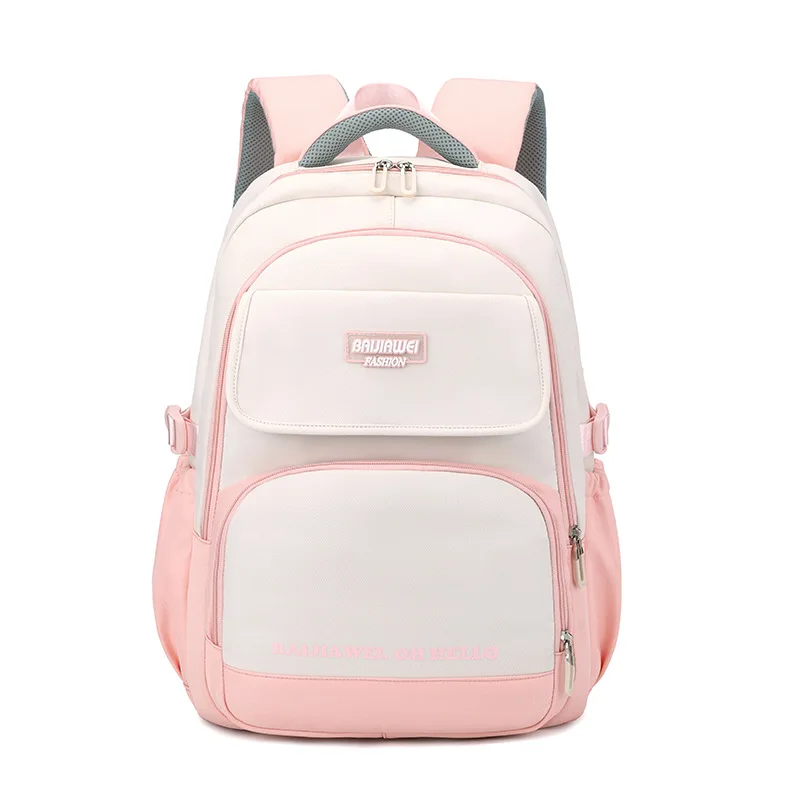 2024 New Fashion simple student school bag High quality backpack for middle and high school