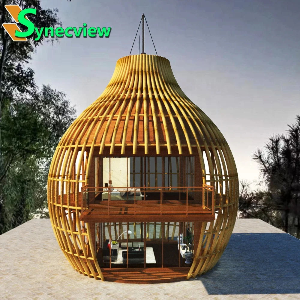 2023 Easy assembly New building container homes tree house prefabricated modular houses 2 story prefabricated house for outdoor