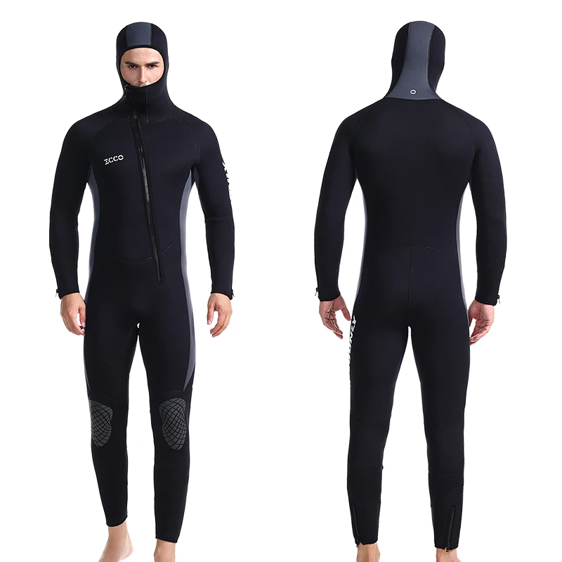 5mm 6 mm hooded semidry neoprene fleece fishing liquid seams long suit neoprene sheet for wetsuit latex glue on diving clothing