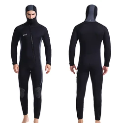 5mm 6 mm hooded semidry neoprene fleece fishing liquid seams long suit neoprene sheet for wetsuit latex glue on diving clothing