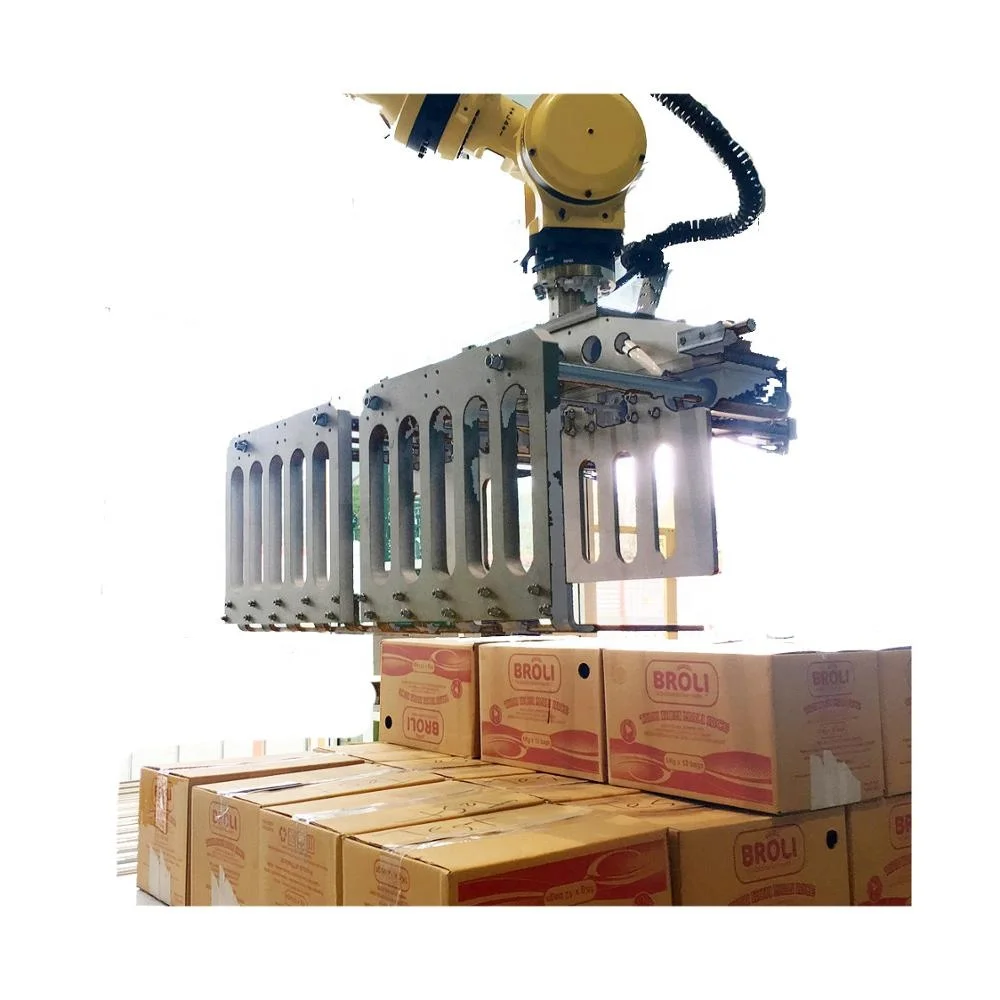 customized robot carton box bag palletizing stack palletizer robot arm