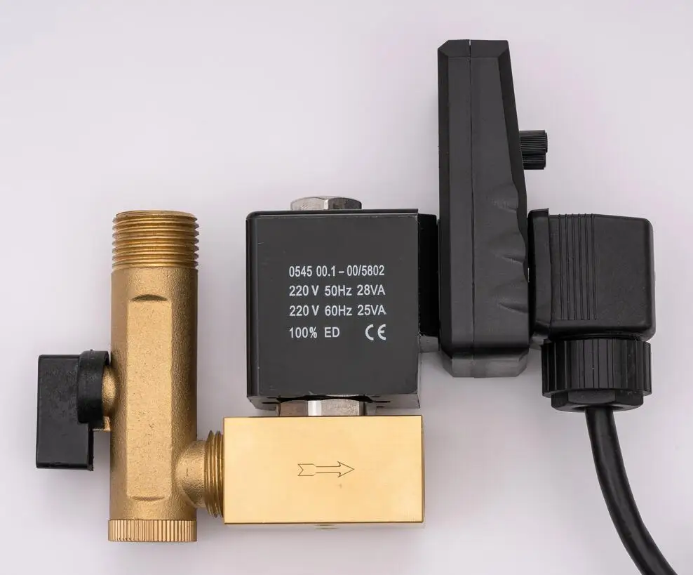 1/2 inch Electronic Drain Valve Solenoid Valves High-Pressure Drain Valve CS720 with timer 16bar