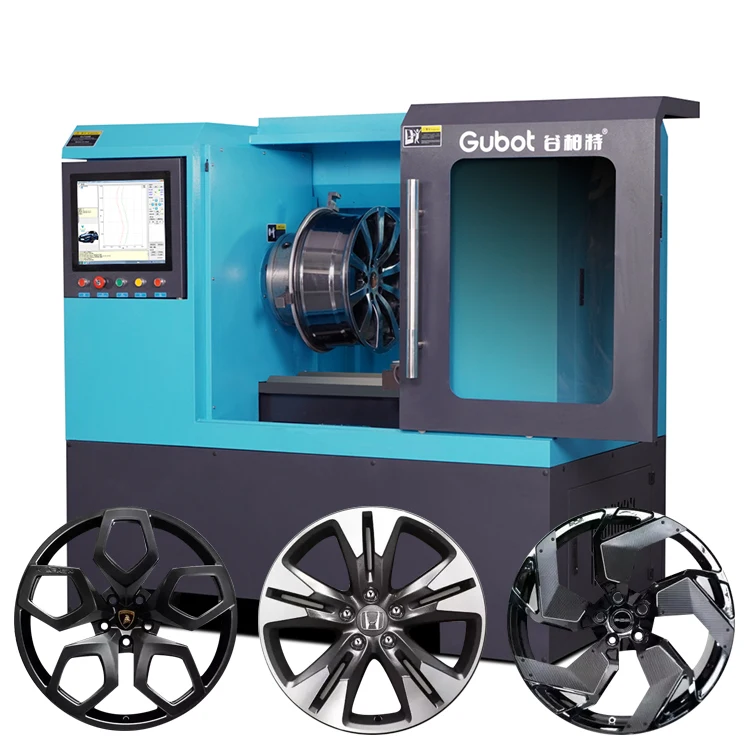 2022 buy wheel repair machine CNC Gubot LSB300 wheel rim cnc lathe machines