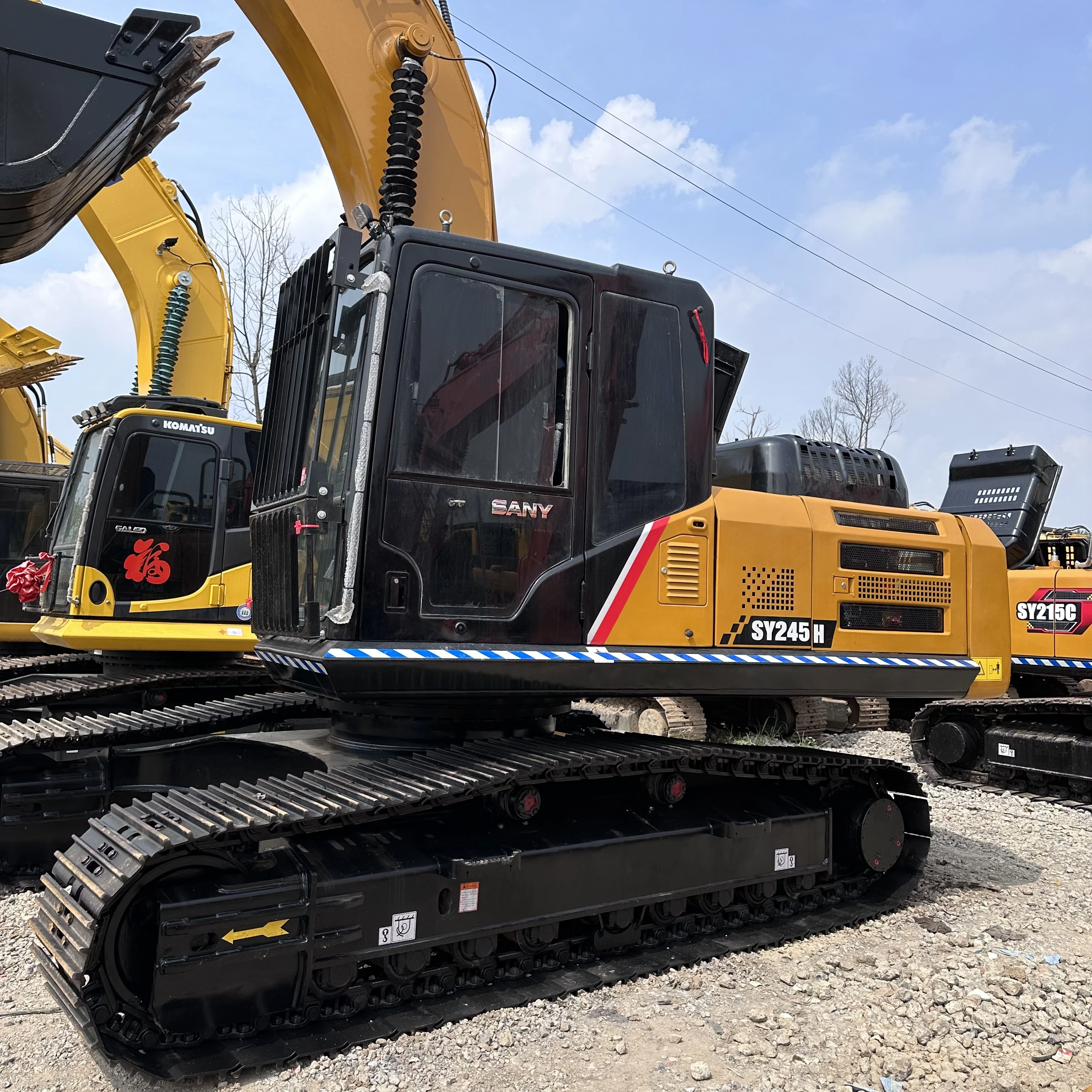 24 ton sany 245 excavator with Low Price High Quality for Construction digger Used sany sy245h excavator for sale