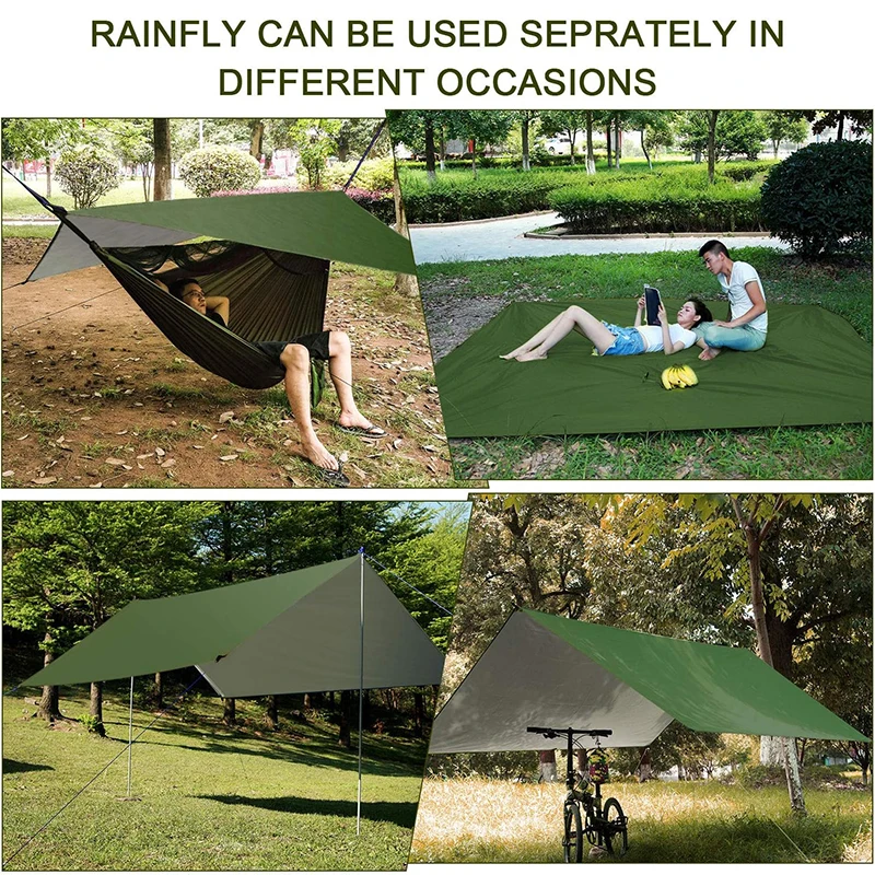 KingGear Travel Lightweight Camping Hammock Portable Backpacking Hammock Tent Hammock with Net