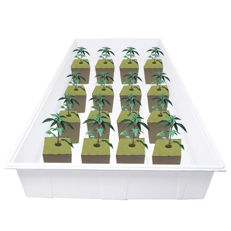 Professional 4x4 3x6 4x6 4x8 ABS Plastic Hydroponic Pans Flood Tray