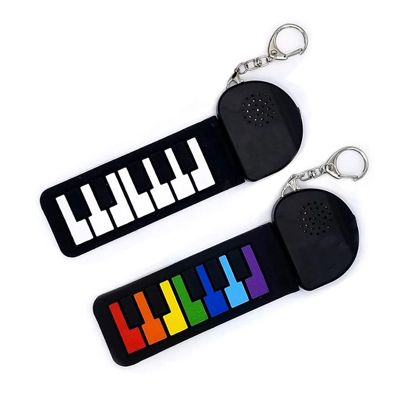 Portable Built-In Battery Silicone Mini Finger Toys Keyboard Instruments Piano