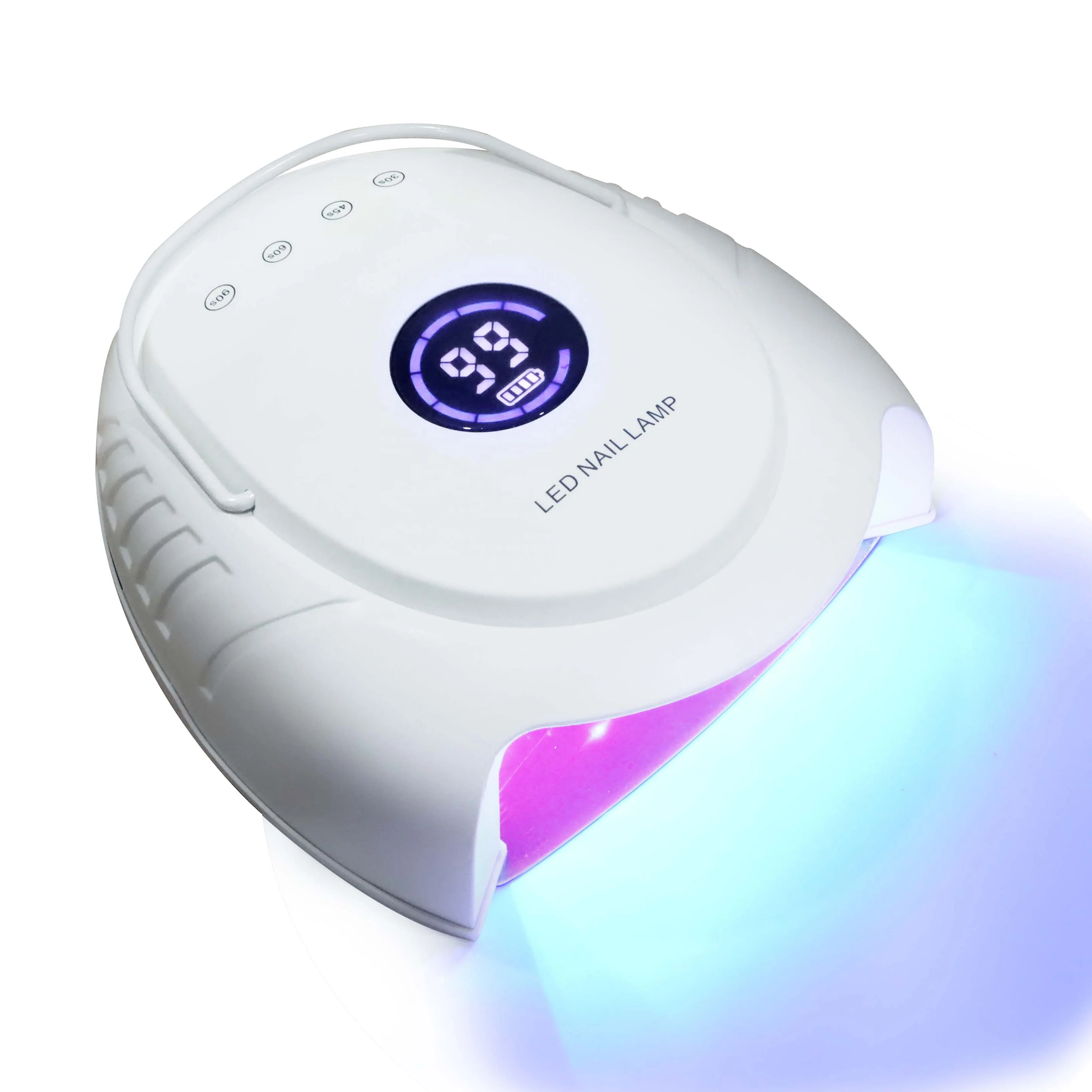 Iksbeauty High Quality Rechargeable Sun Uv Gel Nail Led Lamp 64w Nail Light Cordless Automatic Sensor Manicure Dryer Machine