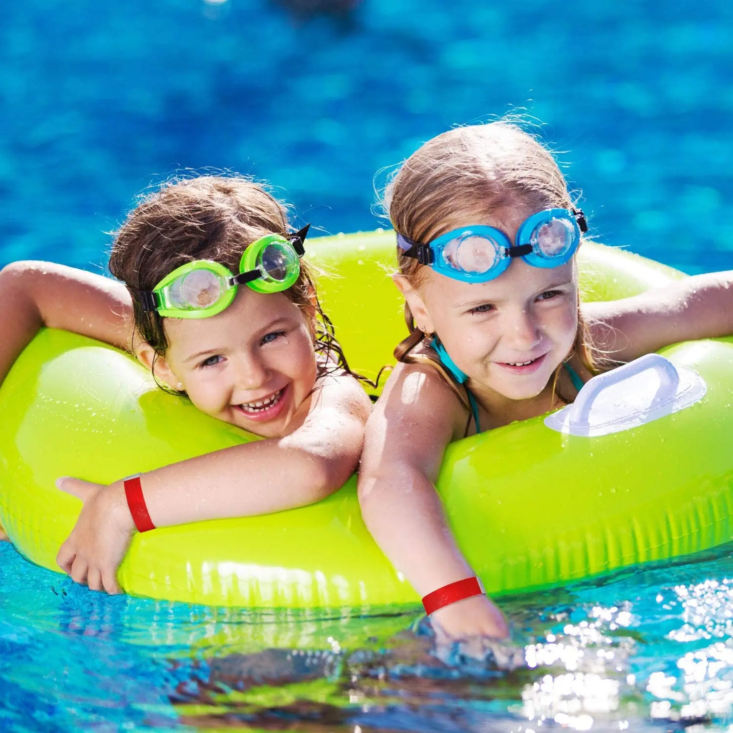 custom print images on bracelet for water park