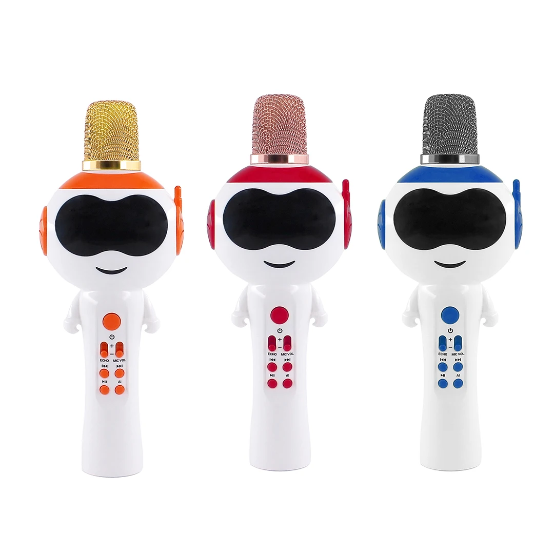 V11 Беспроводной Детский караоке микрофон со спикером Музыка Пение воспроизведение портативный USB плеер для домашней вечеринки KTV микрофон
