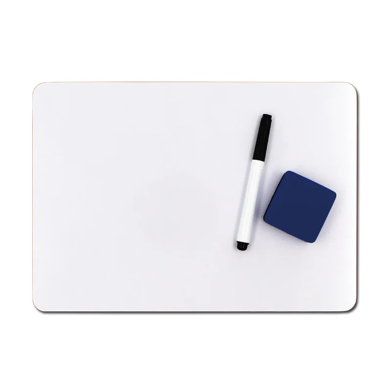 Factory Wholesale Dry Erase Board Double Sided Melamine Faced 3mm White MDF Board