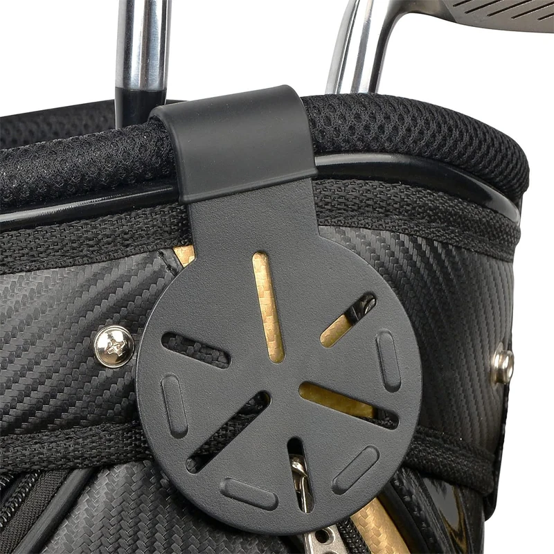Black or white Golf rangefinder Metal lading pad for any golf bags custom made Magnetic Golf Bag Accessories