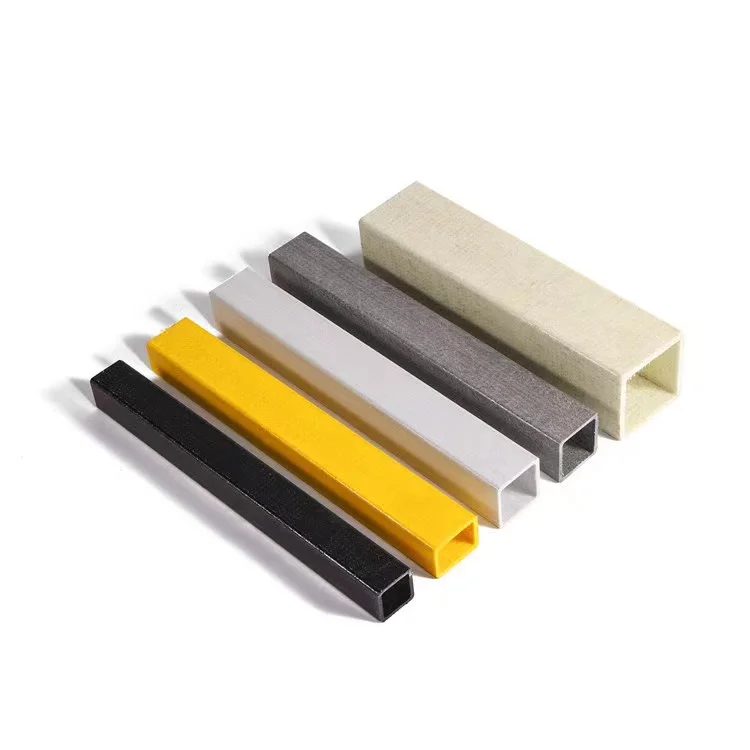 Fiberglass manufacturer FRP/GRP pultruded profiles fiber reinforced polymer square tube