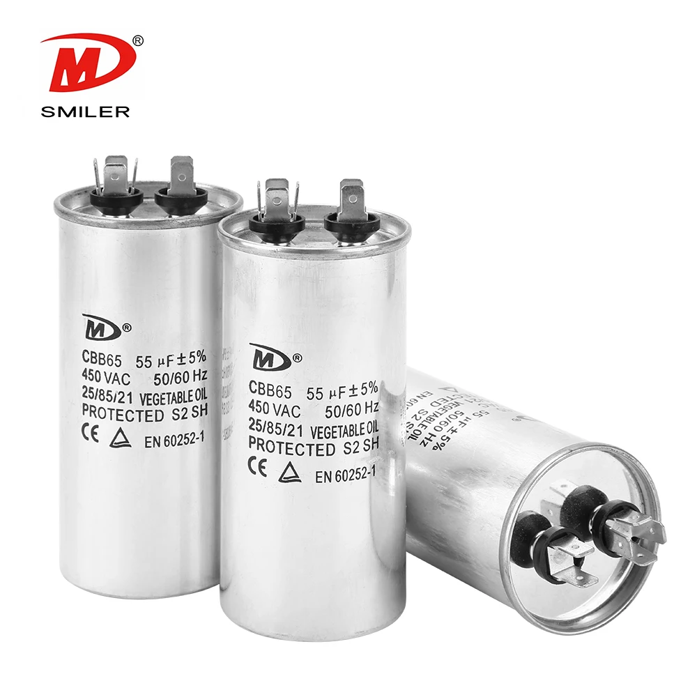 450vac 45 мкФ Ac Конденсатор двигателя Cbb65