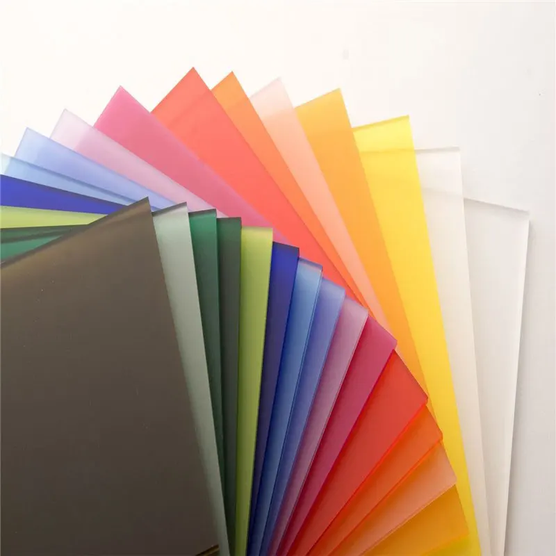 Custom Colors PMMA Acrylic 2mm 3mm clear acrylic frosted sheet 10mm for building decoration