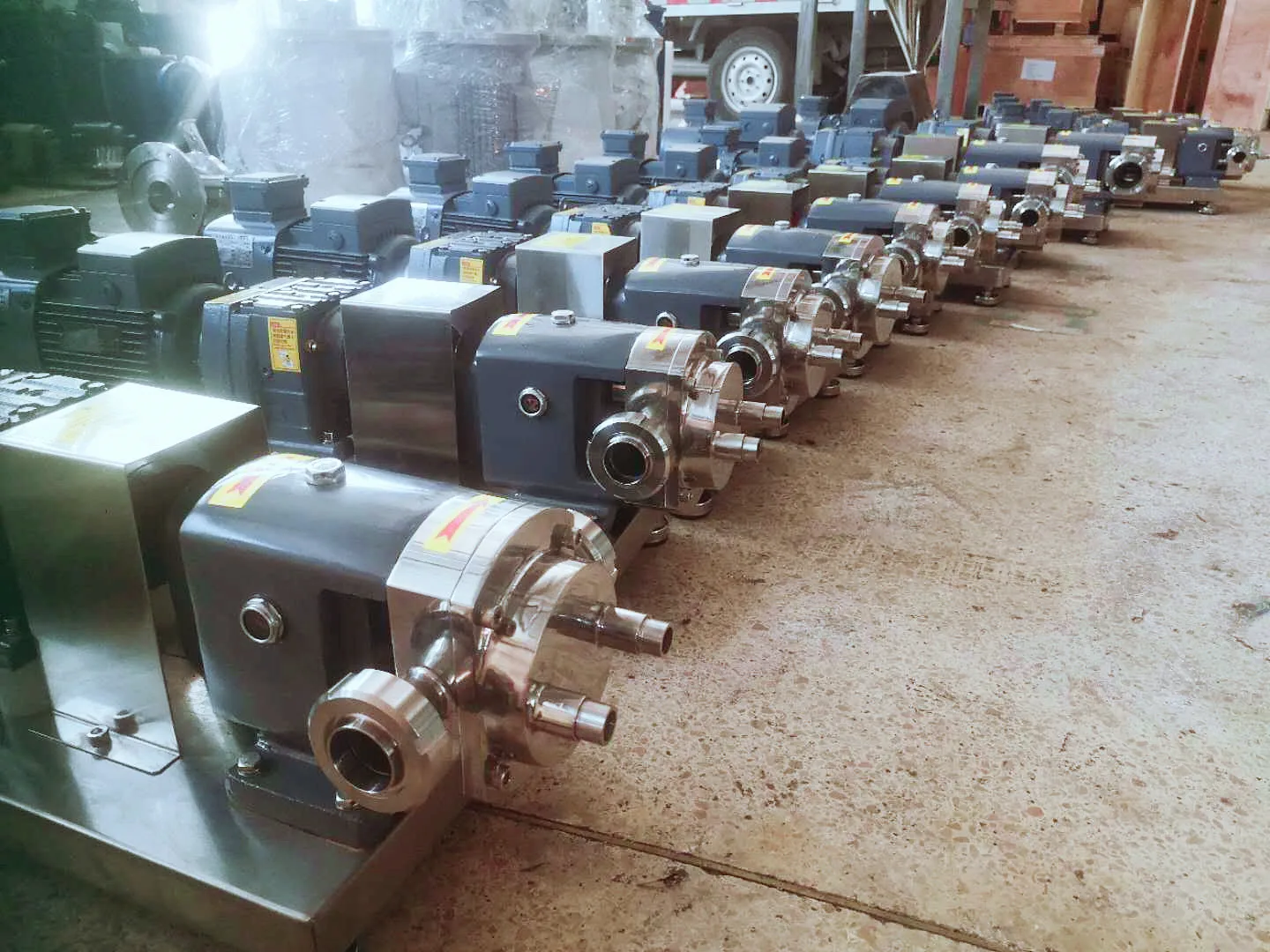 1HP high viscosity chocolate/syrup Lobe Pump Sanitary Stainless Steel Rotary Lobe Pump