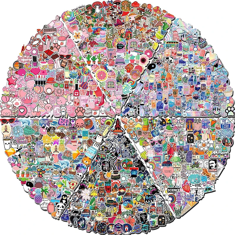 DESEN Stickers for Water Bottles,Skateboards and Notebooks, Laptop Stickers for Teens Girls Kids Adults